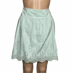 loft  skirt pistachio color size 10